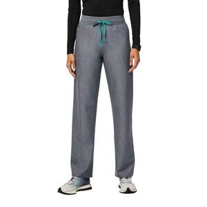 Figs High Waisted Livingston Basic Scrubs T21003 Graphite 2 Pocket Size XXL